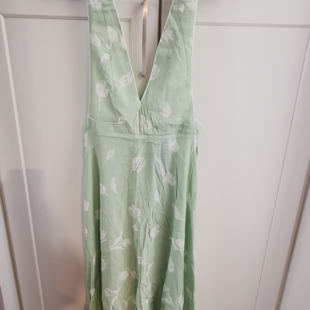 Forever 21 Mint Green Floral Dress
